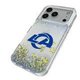 Los Angeles Rams Linen Glitter Phone Case for Apple iPhone