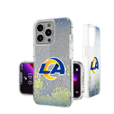 Los Angeles Rams Linen Glitter Phone Case for Apple iPhone