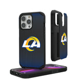 Los Angeles Rams Linen Rugged Phone Case for Apple iPhone