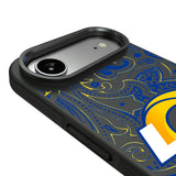 Los Angeles Rams Paisley Bump Phone Case for Apple iPhone