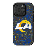 Los Angeles Rams Paisley Bump Phone Case for Apple iPhone
