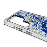 Los Angeles Rams Paisley Clear Phone Case for Samsung Galaxy