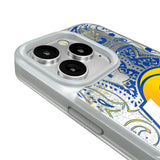 Los Angeles Rams Paisley Glitter Phone Case for Apple iPhone