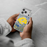 Los Angeles Rams Paisley Glitter Phone Case for Apple iPhone