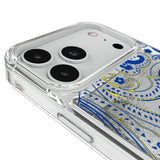Los Angeles Rams Paisley Glitter Phone Case for Apple iPhone