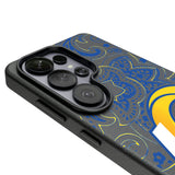 Los Angeles Rams Paisley MagSafe Compatible Phone Case for Samsung Galaxy 26 Series