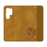 Los Angeles Rams Personalized Burn Folio Phone Case for Samsung Galaxy