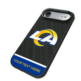 Los Angeles Rams Personalized EndZone Plus Bump Phone Case for Apple iPhone