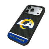 Los Angeles Rams Personalized EndZone Plus Bump Phone Case for Apple iPhone