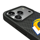 Los Angeles Rams Personalized EndZone Plus Bump Phone Case for Apple iPhone