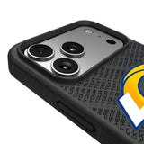 Los Angeles Rams Personalized EndZone Plus Bump Phone Case for Apple iPhone