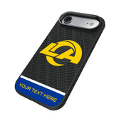Los Angeles Rams Personalized EndZone Plus Bump Phone Case for Apple iPhone