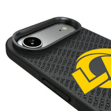 Los Angeles Rams Personalized EndZone Plus Bump Phone Case for Apple iPhone