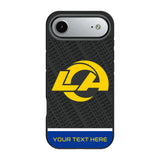 Los Angeles Rams Personalized EndZone Plus Bump Phone Case for Apple iPhone