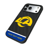 Los Angeles Rams Personalized EndZone Plus Bump Phone Case for Apple iPhone