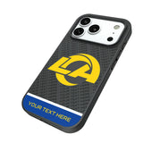 Los Angeles Rams Personalized EndZone Plus Bump Phone Case for Apple iPhone