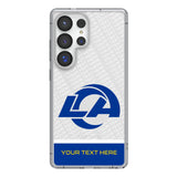 Los Angeles Rams Personalized EndZone Plus Clear Phone Case for Samsung Galaxy