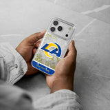 Los Angeles Rams Personalized EndZone Plus Glitter Phone Case for Apple iPhone 17 Series
