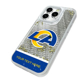 Los Angeles Rams Personalized EndZone Plus Glitter Phone Case for Apple iPhone