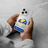 Los Angeles Rams Personalized EndZone Plus Glitter Phone Case for Apple iPhone