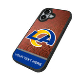Los Angeles Rams Personalized Football Bump Phone Case for Apple iPhone