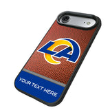 Los Angeles Rams Personalized Football Bump Phone Case for Apple iPhone