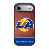 Los Angeles Rams Personalized Football Bump Phone Case for Apple iPhone
