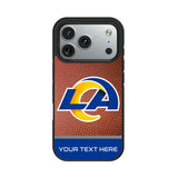 Los Angeles Rams Personalized Football Bump Phone Case for Apple iPhone