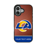 Los Angeles Rams Personalized Football Bump Phone Case for Apple iPhone