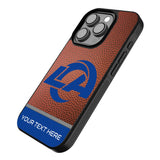 Los Angeles Rams Personalized Football Bump Phone Case for Apple iPhone