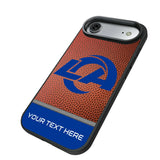 Los Angeles Rams Personalized Football Bump Phone Case for Apple iPhone