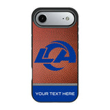 Los Angeles Rams Personalized Football Bump Phone Case for Apple iPhone