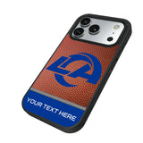 Los Angeles Rams Personalized Football Bump Phone Case for Apple iPhone