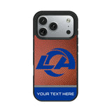 Los Angeles Rams Personalized Football Bump Phone Case for Apple iPhone