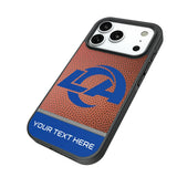 Los Angeles Rams Personalized Football Bump Phone Case for Apple iPhone