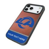Los Angeles Rams Personalized Football Bump Phone Case for Apple iPhone