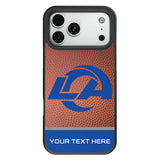 Los Angeles Rams Personalized Football Bump Phone Case for Apple iPhone