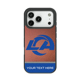 Los Angeles Rams Personalized Football Bump Phone Case for Apple iPhone