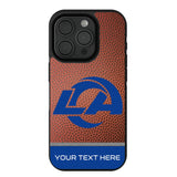 Los Angeles Rams Personalized Football Bump Phone Case for Apple iPhone