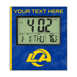 Los Angeles Rams Personalized Hatch Wall Clock