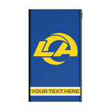 Los Angeles Rams Personalized Stripe 5000mAh Flat Powerbank