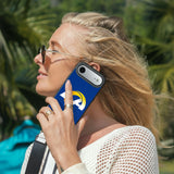 Los Angeles Rams Personalized Stripe Bump Phone Case for Apple iPhone