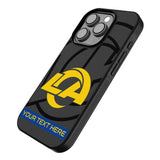 Los Angeles Rams Personalized Tilt Bump Phone Case for Apple iPhone