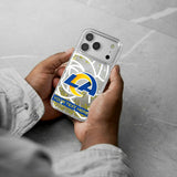 Los Angeles Rams Personalized Tilt Glitter Phone Case for Apple iPhone 17 Series