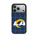 Los Angeles Rams Plaid MagSafe Compatible Phone Case for Apple iPhone 17 Series