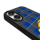 Los Angeles Rams Plaid MagSafe Compatible Phone Case for Apple iPhone