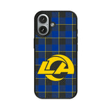 Los Angeles Rams Plaid MagSafe Compatible Phone Case for Apple iPhone