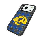 Los Angeles Rams Plaid MagSafe Compatible Phone Case for Apple iPhone