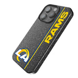 Los Angeles Rams Sidebar Black Bling Phone Case for Apple iPhone