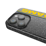 Los Angeles Rams Sidebar Black Bling Phone Case for Apple iPhone